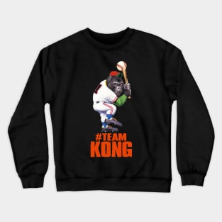 Godzilla vs Kong - Official Team Kong Baseball Crewneck Sweatshirt